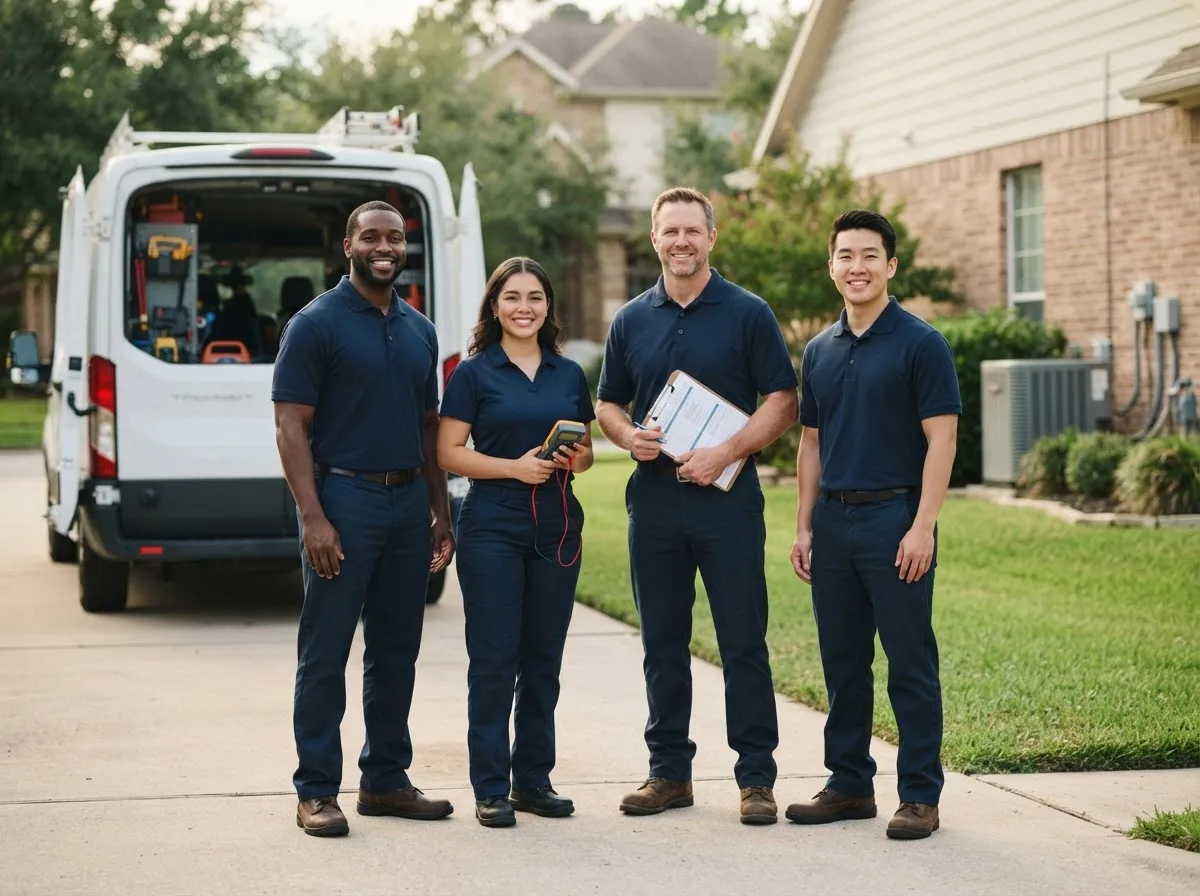 Certified HVAC technician near Thompsons, TX